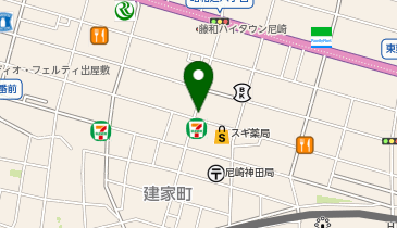 どんぶり専門店 丼丼亭 尼崎中央商店街店の地図画像