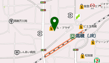 自家製麺 穂の香 高槻アルプラザ店の地図画像