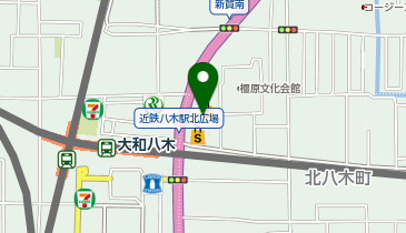 自家製麺 杵屋 橿原近鉄百貨店の地図画像