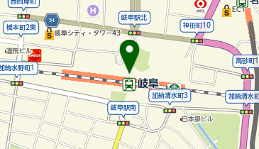 VIE DE FRANCE 岐阜店の地図画像