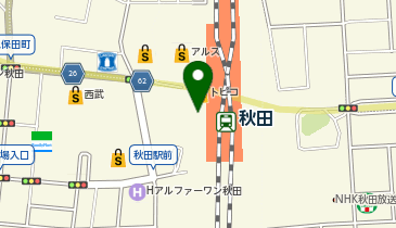 VIE DE FRANCE 秋田店の地図画像