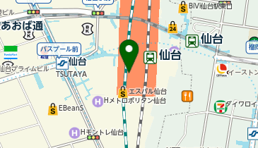 VIE DE FRANCE 仙台店(1/7閉店予定)の地図画像