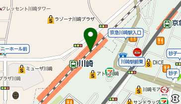 Delifrance 川崎店の地図画像