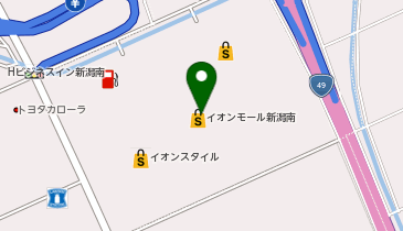 メガネの愛眼 イオンモール新潟亀田インター店の地図画像