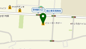 メガネの愛眼 八王子店の地図画像
