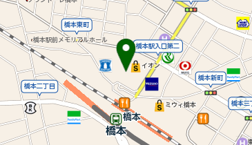 メガネの愛眼 イオン橋本店の地図画像