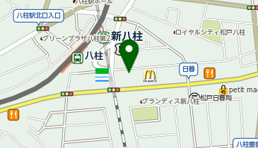 メガネの愛眼 八柱店の地図画像