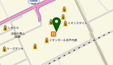 メガネの愛眼 イオンモール水戸内原店の地図画像