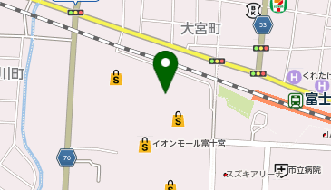 メガネの愛眼 イオンモール富士宮店の地図画像