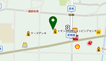 メガネの愛眼 イオン浜松西店の地図画像
