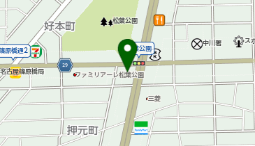 メガネの愛眼 中川太平通店の地図画像