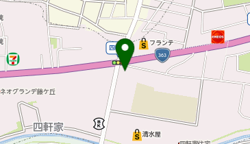 メガネの愛眼 四軒家店の地図画像