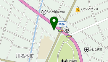 メガネの愛眼 川原通店の地図画像