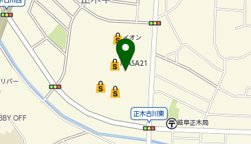 メガネの愛眼 マーサ21岐阜正木店の地図画像