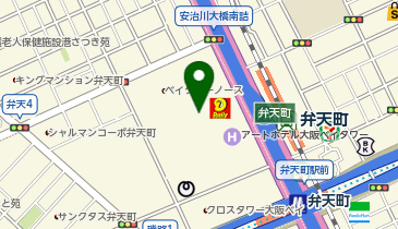 メガネの愛眼 弁天町店の地図画像