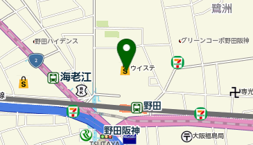 メガネの愛眼 野田阪神店の地図画像