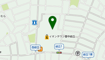 メガネの愛眼 イオンタウン豊中緑丘店の地図画像
