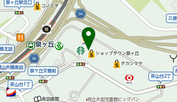 メガネの愛眼 泉ケ丘店の地図画像
