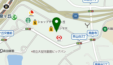 メガネの愛眼 泉北パンジョ店の地図画像