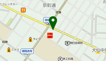 メガネの愛眼 大仙店の地図画像