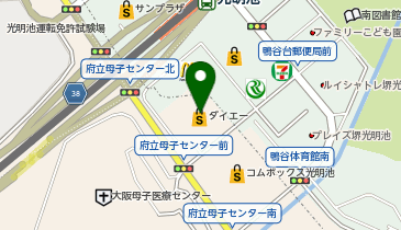 メガネの愛眼 ダイエー光明池店の地図画像