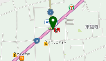 メガネの愛眼 法隆寺店の地図画像