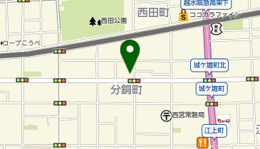 メガネの愛眼 夙川店の地図画像