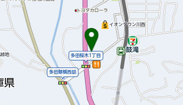 メガネの愛眼 川西多田店の地図画像