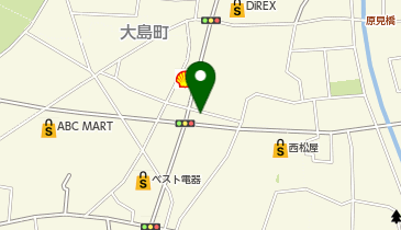 メガネの愛眼 浮ノ城店の地図画像