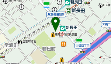 メガネの愛眼 東急プラザ新長田店の地図画像