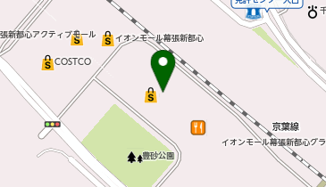 メガネの愛眼 イオンモール幕張新都心店の地図画像