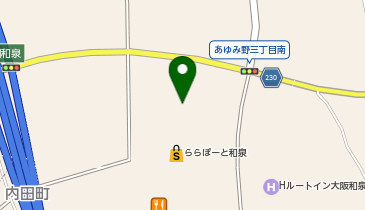 メガネの愛眼 ららぽーと和泉店の地図画像