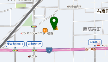 メガネの愛眼 イオンモール京都五条店の地図画像