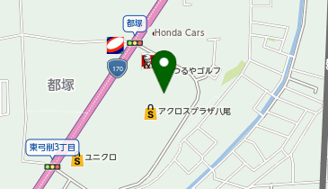 メガネの愛眼 アクロスプラザ八尾店の地図画像
