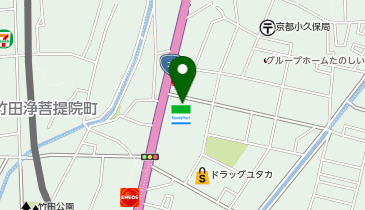 メガネの愛眼 眼鏡乃彩 伏見竹田店の地図画像