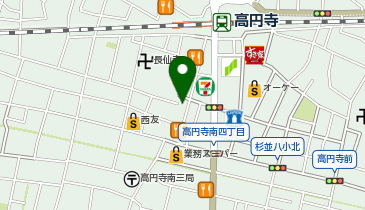 ペットショップCoo&RIKU 高円寺店の地図画像