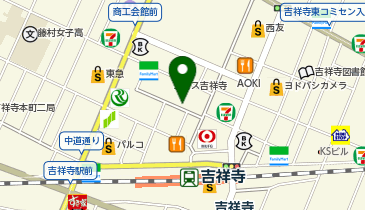 ペットショップCoo&RIKU 吉祥寺店の地図画像