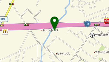 ペットショップCoo&RIKU 宇都宮店の地図画像