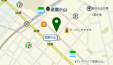 ペットショップCoo&RIKU 武蔵小山店の地図画像