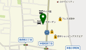 ペットショップCoo&RIKU 府中店の地図画像