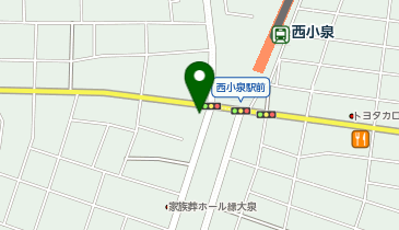 くるまやラーメン 大泉店の地図画像