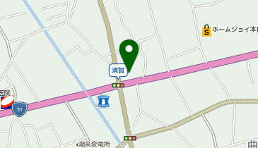 くるまやラーメン 潮来店の地図画像