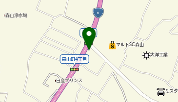 くるまやラーメン 日立店の地図画像