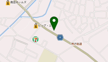 くるまやラーメン 東村山店の地図画像