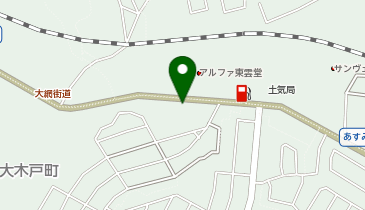 くるまやラーメン 土気店の地図画像