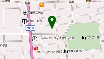 くるまやラーメン 足立保木間店の地図画像