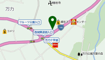 くるまやラーメン 万力店の地図画像