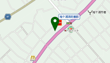 くるまやラーメン 袖ケ浦店の地図画像