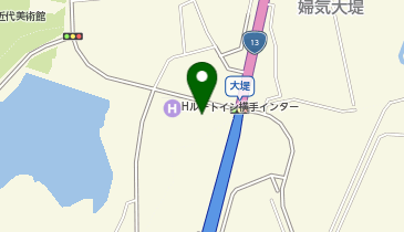 くるまやラーメン 横手インター店の地図画像