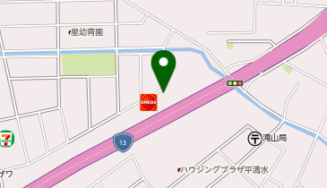 くるまやラーメン 山形13号店の地図画像
